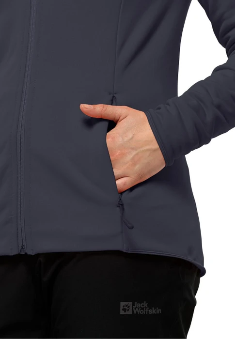 Jack Wolfskin Baiselberg Hoody FZ Jacke graphite (Damen)