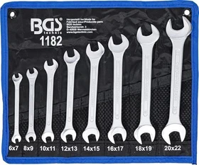 BGS technic Schraubenschlüsselsatz inkl. Tasche, 8-tlg.