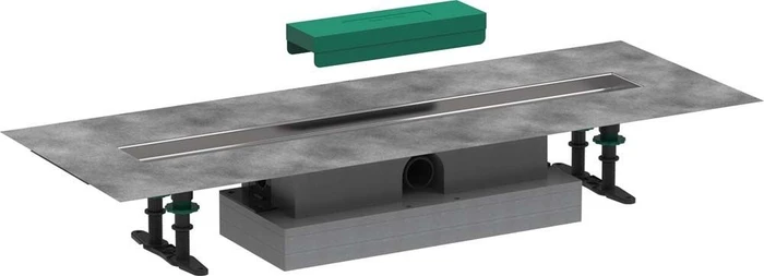 Hansgrohe RainDrain uBox universal Grundkörper Komplett-Set, Kunststoff/edelstahl