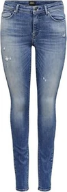 ONLY Skinny Mid Shape Jeans medium blue denim (Damen)