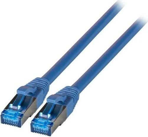 EFB Elektronik TPE Superflex Patchkabel, Cat7/Cat6a, S/FTP, RJ-45/RJ-45, 0.15m, blau (K5525FBL.0,15)