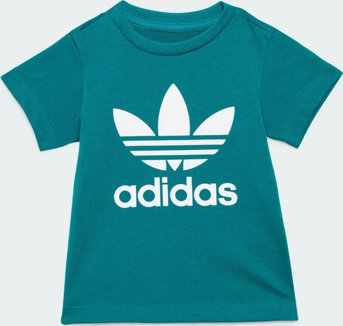 adidas Trefoil T-Shirt kurzarm legacy teal (Junior)