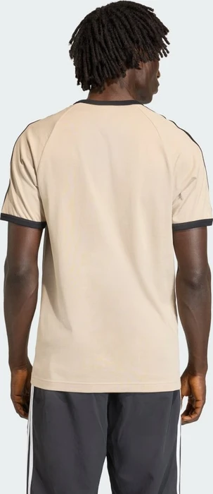 adidas 3-Streifen T-Shirt kurzarm stone khaki (Herren)