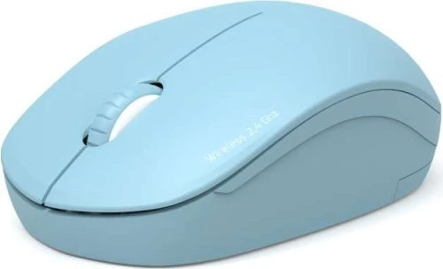 Port Designs Wireless Mouse Collection II pastellblau, USB-C/USB-A