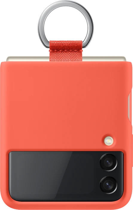 Samsung Silicone Cover with Ring für Galaxy Z Flip 3 5G