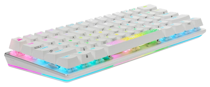 Corsair Gaming K70 PRO MINI Wireless, weiß, MX RGB RED, USB/Bluetooth, US