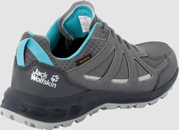 Jack Wolfskin Woodland 2 Texapore Low grey/light blue (Damen)