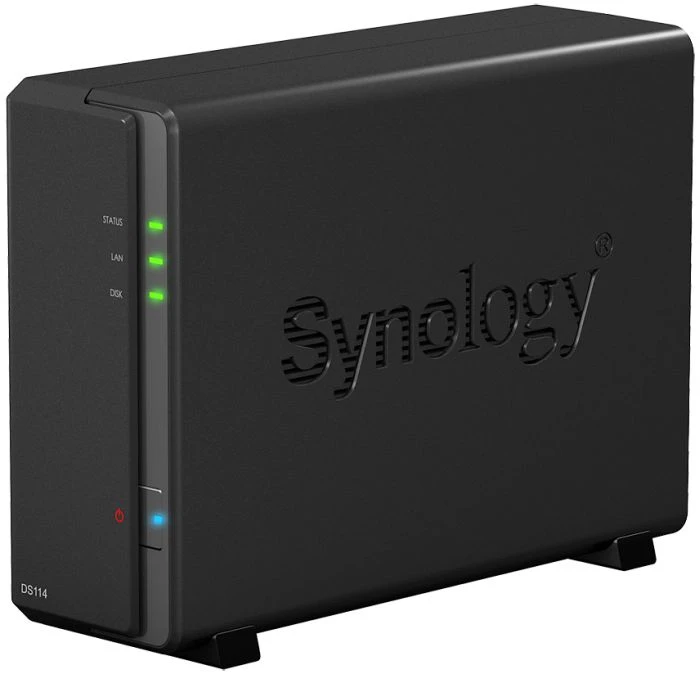 Synology DiskStation DS114, 512MB RAM, 1x RJ-45 1000Base-T, 2x USB-A 3.0
