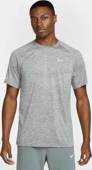 Nike Stride Dri-FIT ADV Funktionsshirt kurzarm smoke grey/heather (Herren)