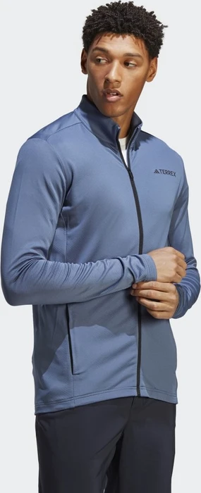 adidas Terrex Multi Full-Zip Fleece Jacke wonder steel (Herren)