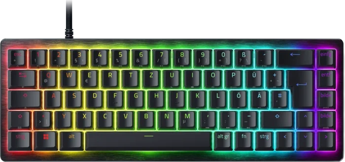 Razer Huntsman V3 HE Magnetic Mini 65% 8KHz, schwarz, LEDs RGB, Hall Effect Magnetic, USB, DE