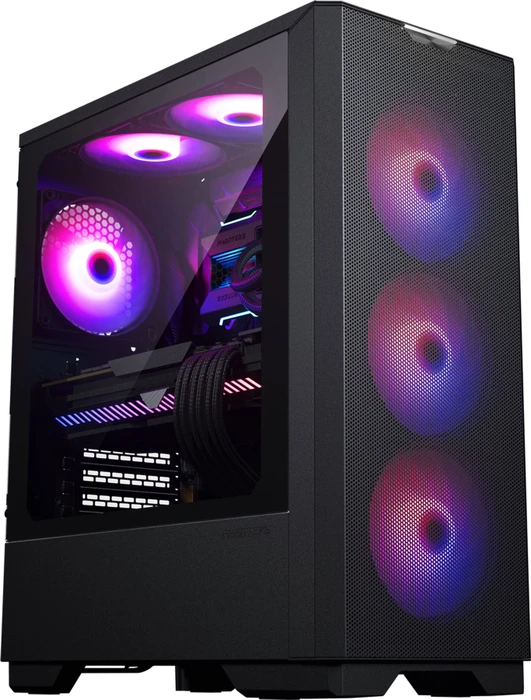 Phanteks Eclipse G300A, schwarz, inkl. 1x Lüfter, Glasfenster