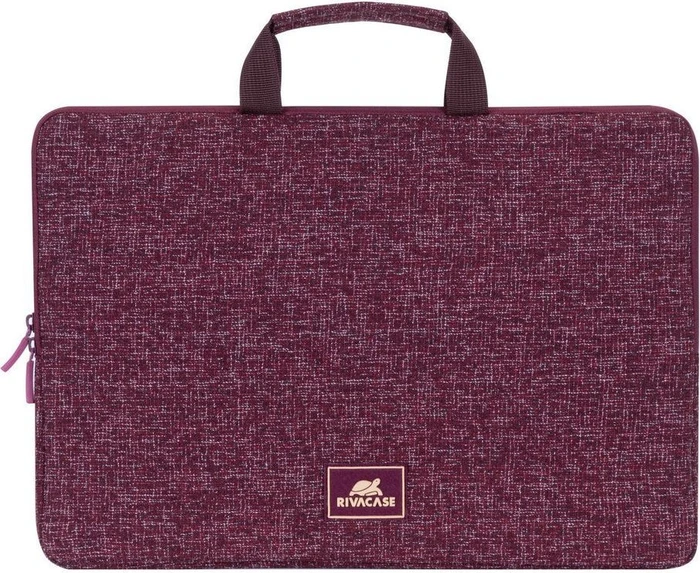 RivaCase 7913 Laptop Sleeve mit Griffen 13.3" burgunderrot