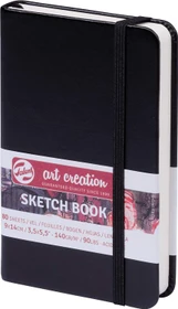 Royal Talens Skizzenbuch schwarz, 90x140mm, glatt, 80 Blatt