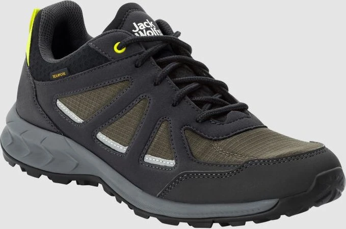 Jack Wolfskin Woodland 2 Texapore Low khaki/green (Herren)