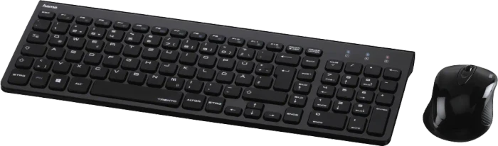 Hama Trento Set Funk Tastatur und Maus, USB, DE