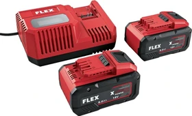 Flex Power 88 R Set Starterset 18V, 8.0Ah, Li-Ionen, 2 Akkus [16.0Ah] [288Wh]