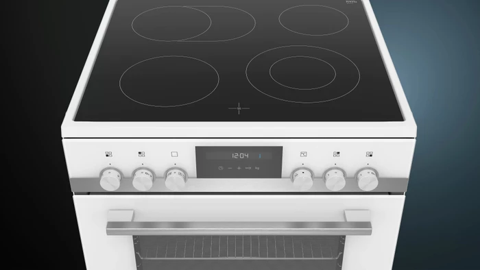 Siemens iQ500 HK9S5A220 Elektroherd mit Glaskeramik-Kochfeld