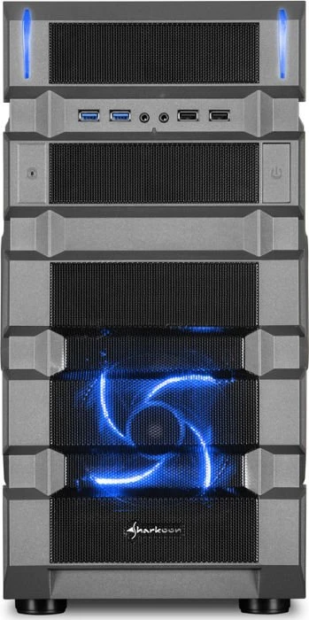 Sharkoon BD28 Gunmetal, Acrylfenster
