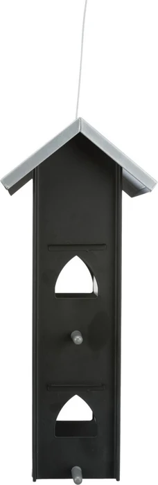 Trixie Futterhaus, schwarz/grau