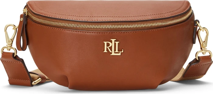 Ralph Lauren Marcy Leder Bauchtasche lauren tan