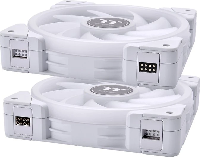 Thermaltake SWAFAN EX12 RGB TT Premium Edition, weiß, LED-Steuerung, 120mm, 3er-Pack