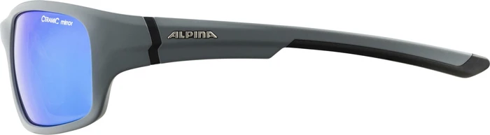 Alpina Lyron S cool grey matt-black/ceramic mirror blue