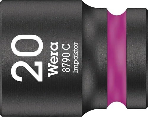 Wera 8790 C Impaktor Außensechskant Steckschlüssel 1/2", 20x38mm