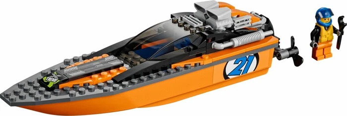 LEGO City Starke Fahrzeuge - Allradfahrzeug mit Powerboot