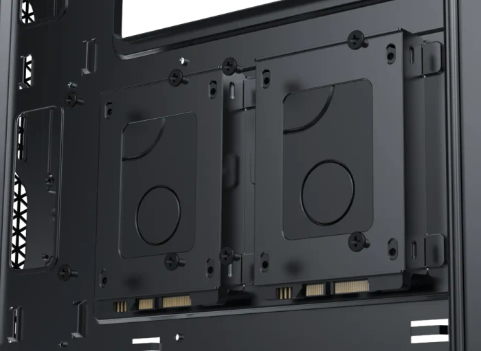 Xigmatek Gaming G Pro, schwarz, Glasfenster