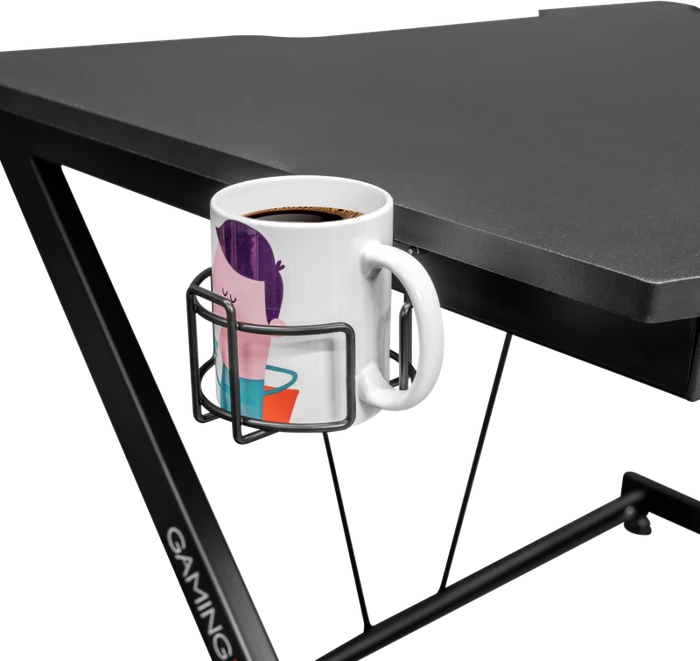 Trust Gaming GXT 711X Dominus Gaming Desk Schreibtisch 120x72cm schwarz/schwarz