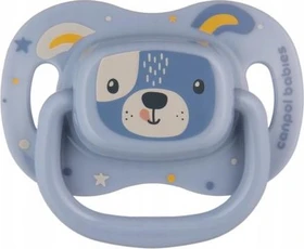 Canpol Babies Cute Animals Schnuller, 6-18M, Silikon, blue