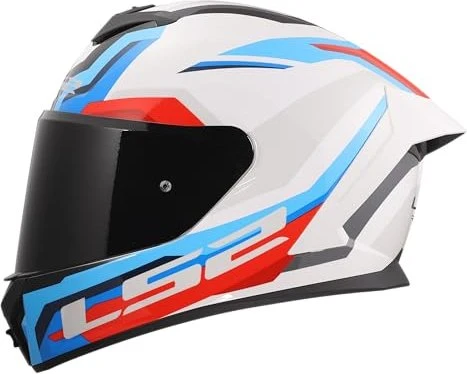 LS2 FF820 Rapid III Hyper weiß/blau/rot