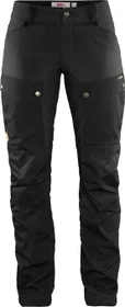 Fjällräven Keb Trousers Curved Short Hose lang schwarz (Damen)