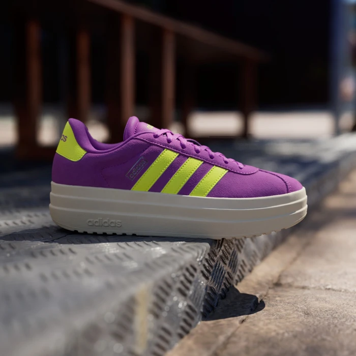 adidas VL Court Bold flash pink/lucid lemon/silver metallic (Damen)