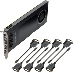 PNY NVS 810 + DVI-Adapter + Warranty Extension, 2x 2GB DDR3, 8x mDP