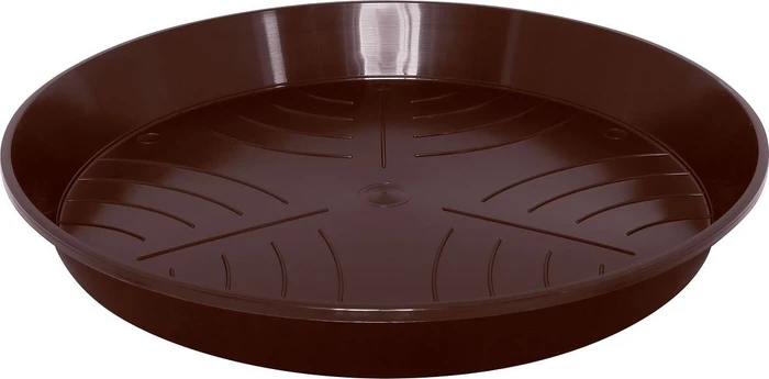 Geli Kunststoff-Blumentopfuntersetzer rund 40cm braun