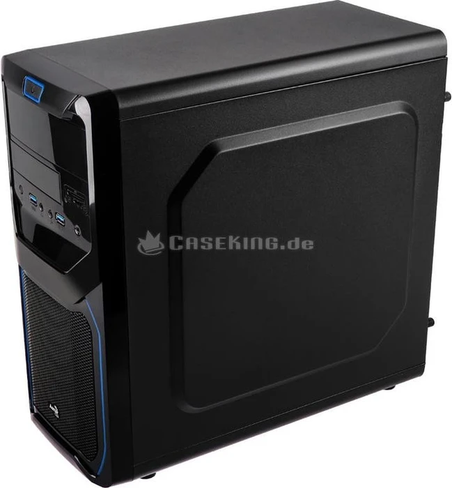 AeroCool QS-183 Advance schwarz, Lüfter LED blau