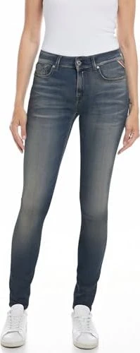 Replay New Luz Skinny Fit Jeans medium blue (Damen)