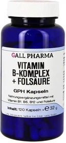 Vitamin B Komplex + Folsäure GPH Kapseln, 120 Stück