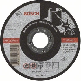 Bosch Professional AS46TBF Expert for Inox Trennscheibe, 115x2x22.23mm, 1 Stück