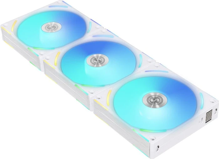 Lian Li Uni Fan AL120 V2, weiß, LED-Steuerung, 120mm, 3er-Pack