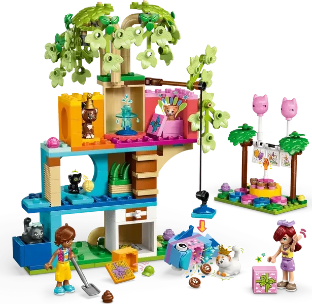 LEGO Friends - Katzengeburtstagsparty & Baumhaus
