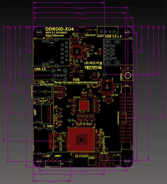 Hardkernel ODROID XU4, aktive Kühlung