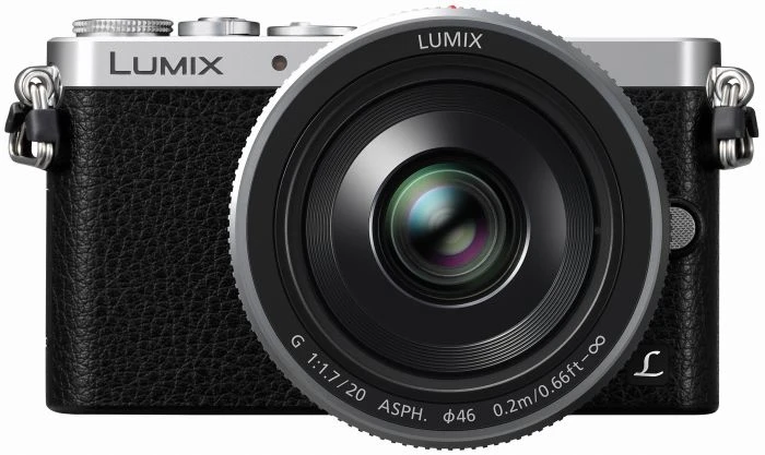 Panasonic Lumix DMC-GM1 silber mit Objektiv Lumix G Vario 12-32mm 3.5-5.6 ASPH OIS und Lumix G 20mm 1.7 ASPH