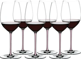 Riedel Fatto A Mano Cabernet/Merlot Gift Glas rosa, 6 Stück