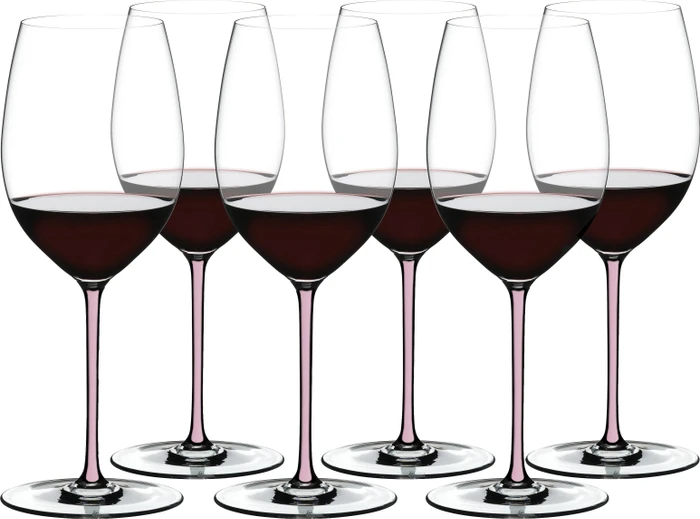 Riedel Fatto A Mano Cabernet/Merlot Gift Glas rosa, 6 Stück