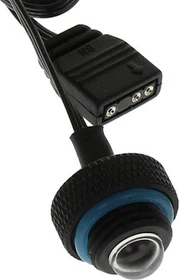 XSPC LED ARGB Verschlussstopfen für G1/4, 3-Pin, schwarz