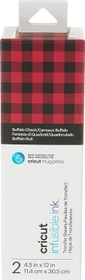 Cricut Infusible Ink Transferfolie rot/schwarz kariert, 2 Stück