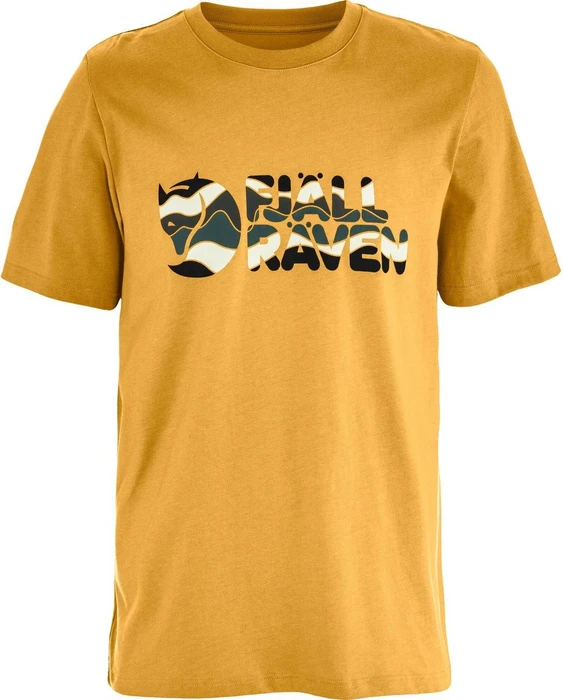 Fjällräven Multicolor Logo Funktionsshirt kurzarm ochre (Herren)